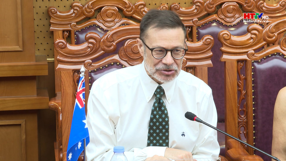 Đại sứ quán Australia sẽ là cầu nối các doanh nghiệp đầu tư vào Hà Tĩnh