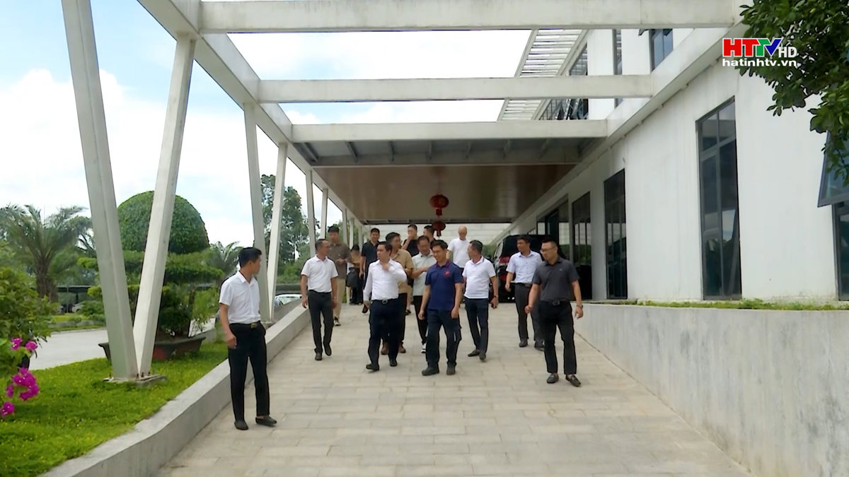 Hiệp hội doanh nghiệp Quảng Châu tham quan cụm công nghiệp Hồng Lĩnh