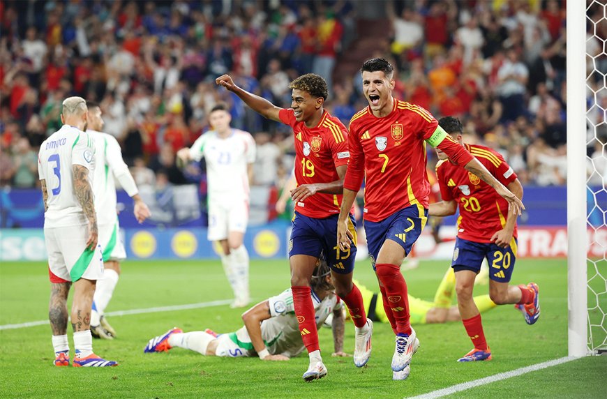 Kết quả Euro 2024 - Tây Ban Nha đả bại Italy để ghi tên vào vòng 1/8