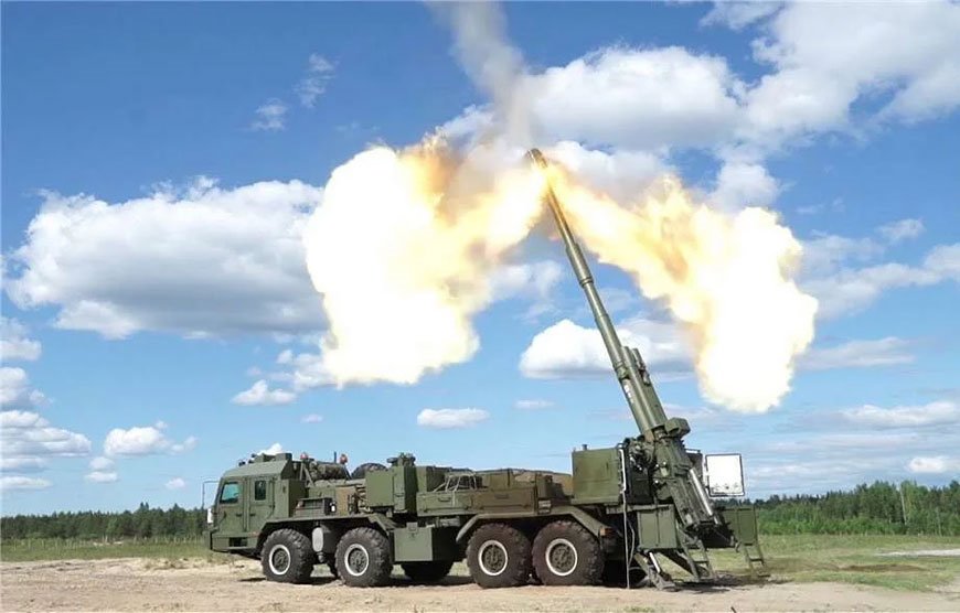 Nga triển khai pháo tự hành 2S43 Malva thế hệ mới tới Ukraine