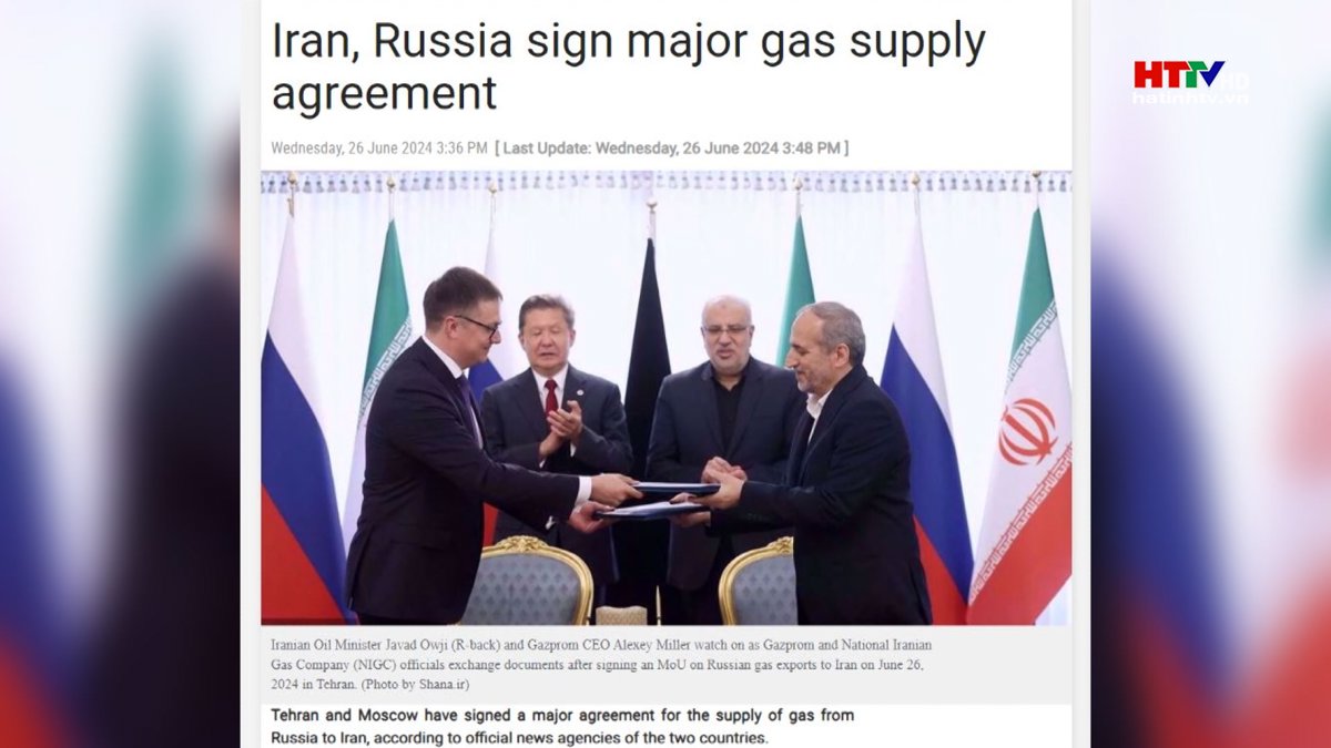 Nga ký thỏa thuận cung cấp khí đốt cho Iran