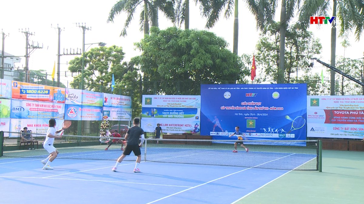 Giải Quần vợt Cup Truyền hình Hà Tĩnh bước vào ngày thứ 3