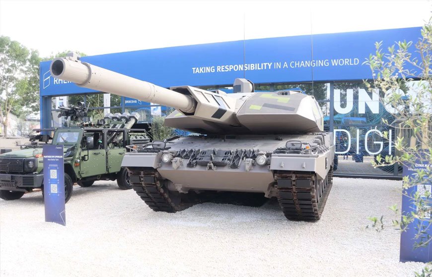 Rheinmetall ra mắt xe tăng chiến đấu chủ lực Panther Evo tại Eurosatory 2024