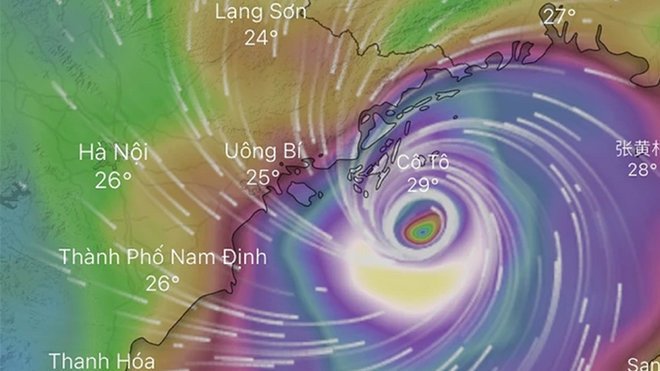 "Bão Yagi sẽ đi sâu vào đất liền và tan dần trong tối nay và ngày mai (8/9)"