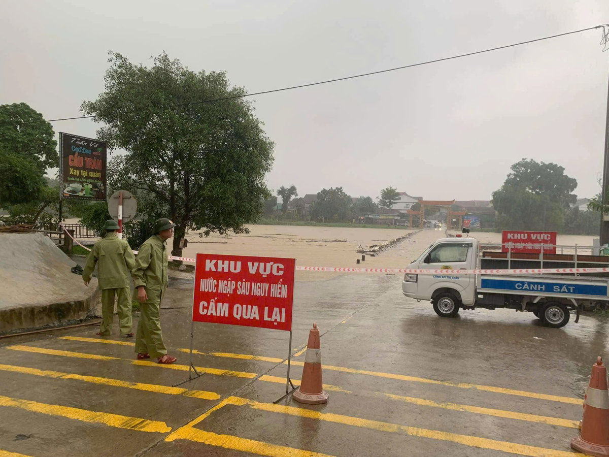 Cảnh báo lũ trên các sông ở khu vực Hà Tĩnh (Ngày 20/9)