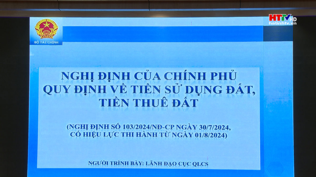 Hội nghị trực tuyến triển khai quy định về tiền sử dụng đất