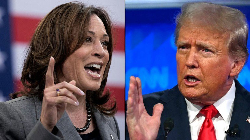 Ông Trump và bà Harris "đấu khẩu" nảy lửa về quy tắc tranh luận