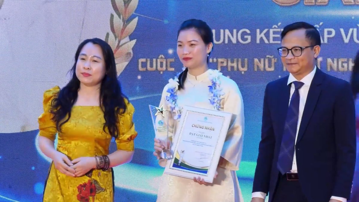 Hà Tĩnh đạt giải nhất cuộc thi “Phụ nữ khởi nghiệp sáng tạo và chuyển đổi xanh”  khu vực miền Trung