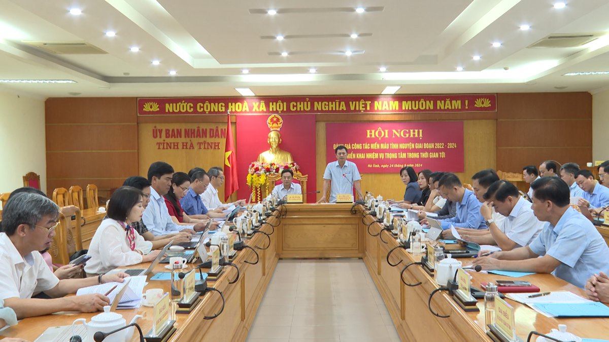 Hội nghị đánh giá công tác hiến máu tình nguyện giai đoạn 2022-2024