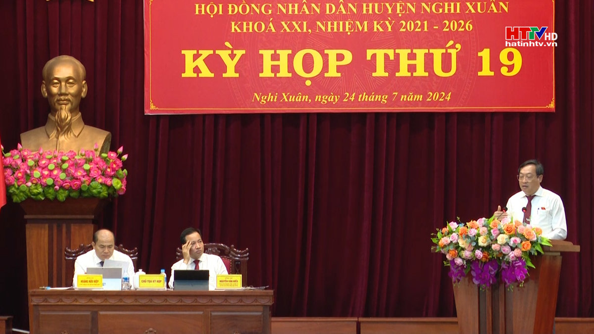 Nghi Xuân: HĐND huyện Khóa XXI khai mạc Kỳ họp thứ 19