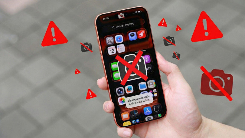 Khắc phục tình trạng iOS 26 lỗi chụp màn hình