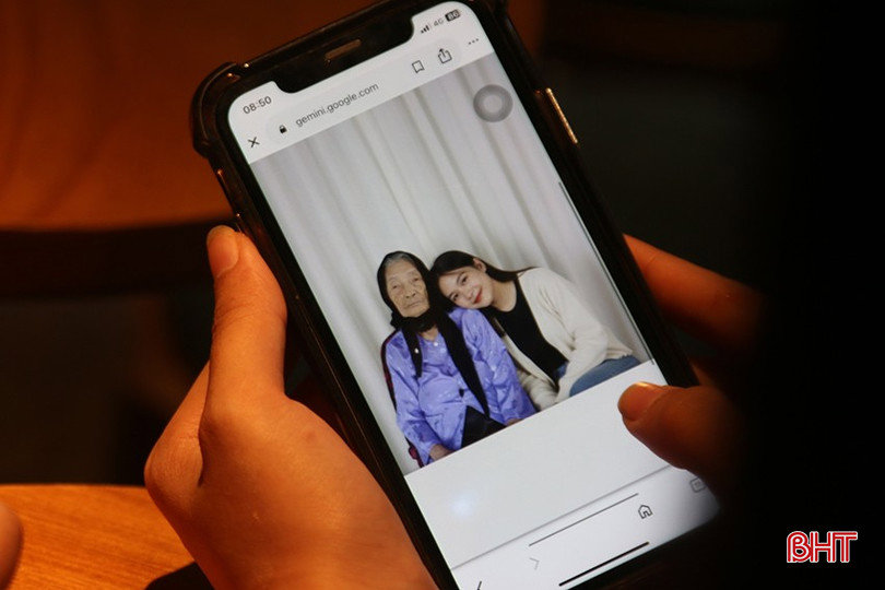 Ghép ảnh người thân đã mất bằng AI