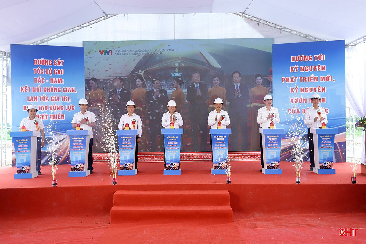 Thúc đẩy xây dựng các khu tái định cư dự án đường sắt tốc độ cao qua Hà Tĩnh