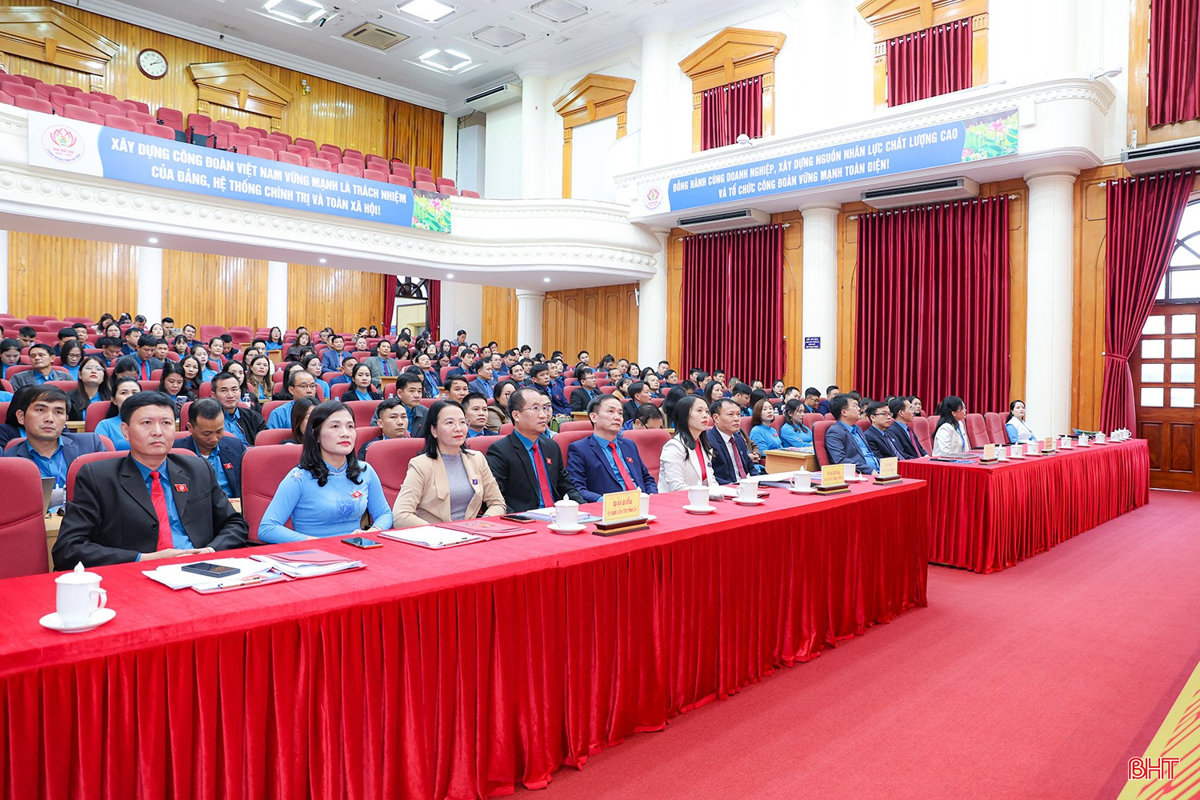 Bầu 19 đồng chí vào Ban Chấp hành Liên đoàn Lao động tỉnh Hà Tĩnh khóa XX