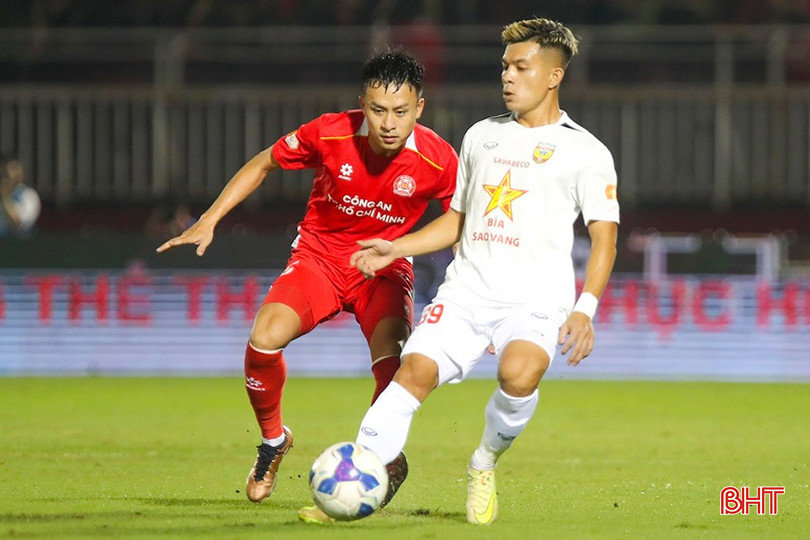 Hồng Lĩnh Hà Tĩnh chia điểm nhạt nhoà trước Công an TP Hồ Chí Minh