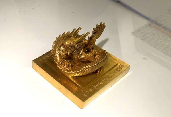 Ấn vàng ‘Hoàng đế chi bảo’ sẽ không bị bán ra nước ngoài lần nữa