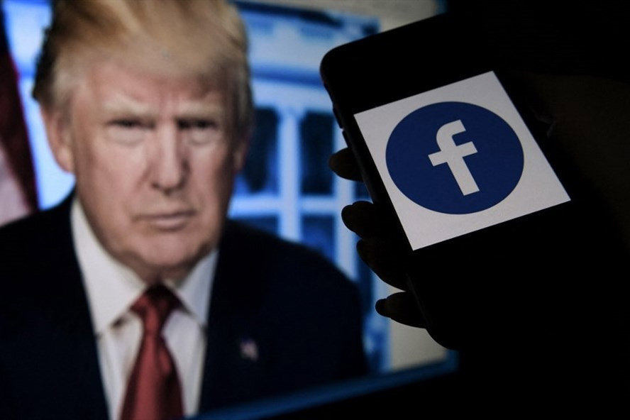 Facebook "đóng băng" tài khoản cựu Tổng thống Trump