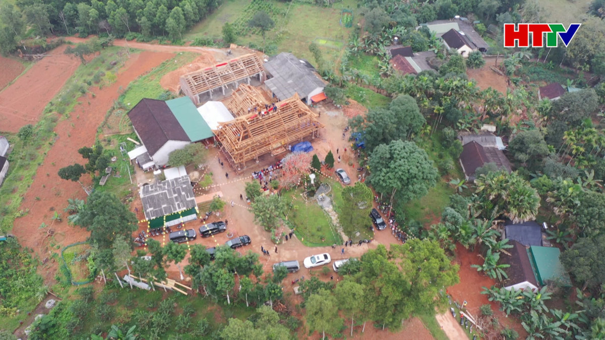 Lễ Thượng lương Ngôi Tam bảo Chùa Côn Sơn