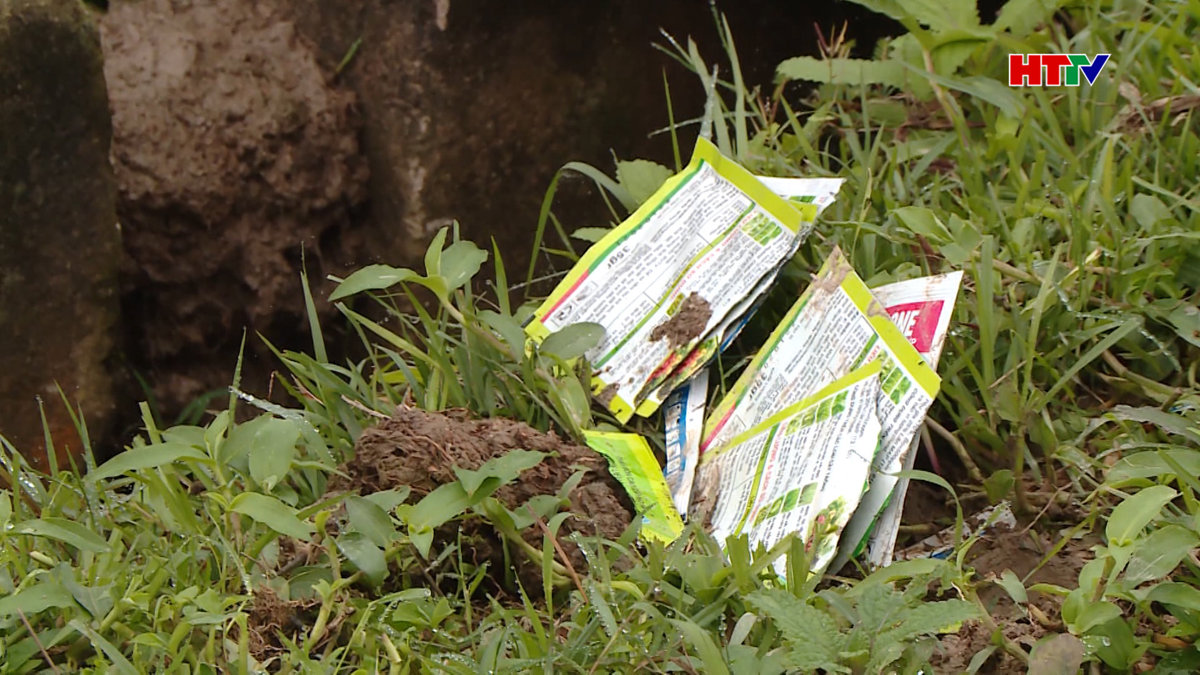 Nguy hại từ bao bì thuốc bảo vệ thực vật