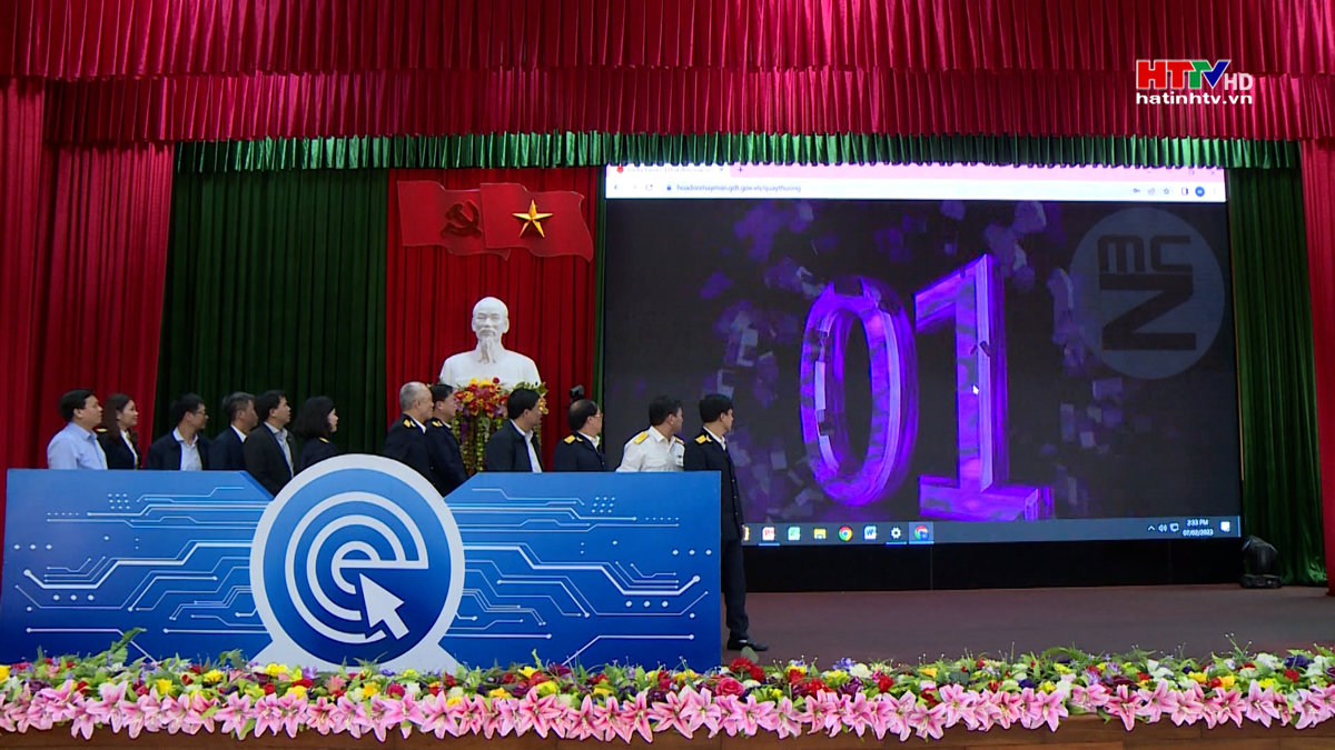 Cục Thuế Hà Tĩnh quay thưởng Hóa đơn may mắn