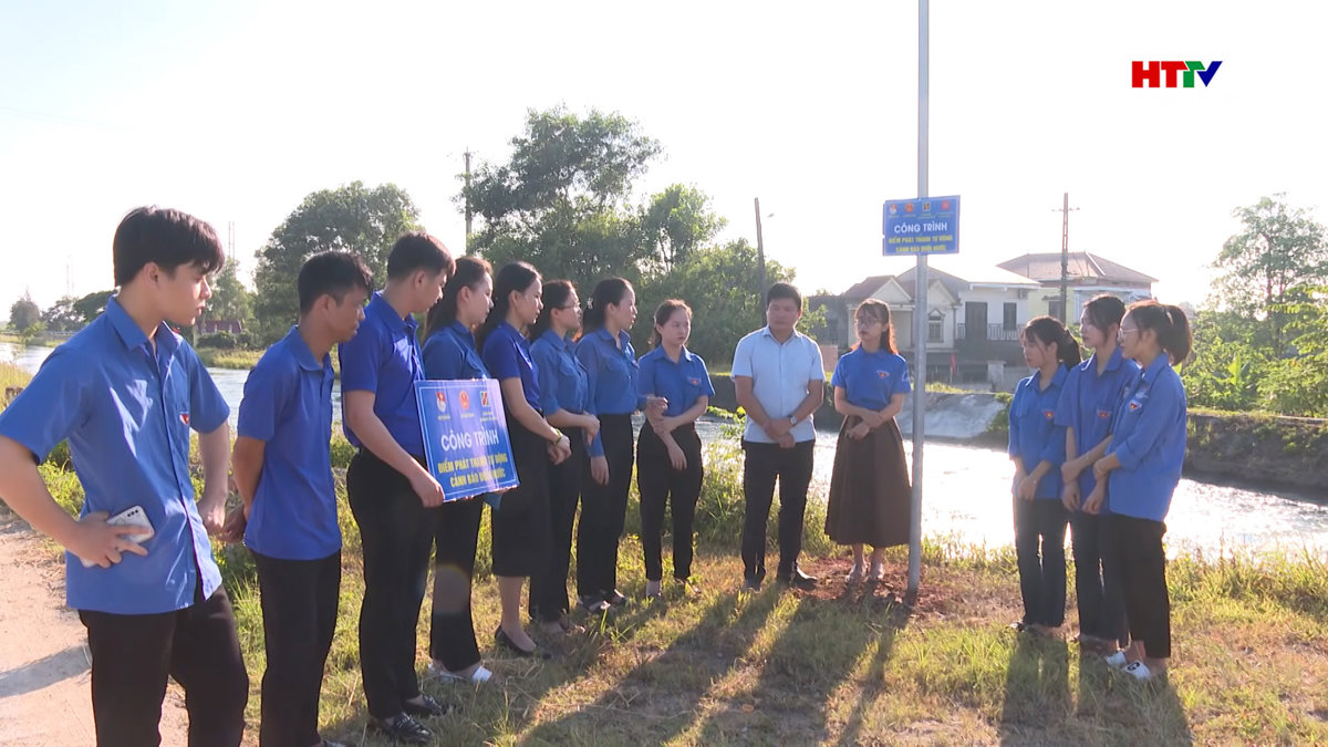 Cẩm Xuyên lắp đặt hệ thống tự động cảnh báo đuối nước