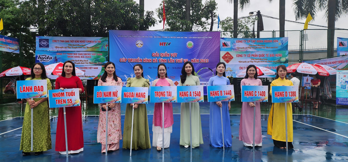 Khai mạc giải Quần vợt cúp Truyền hình Hà Tĩnh năm 2023