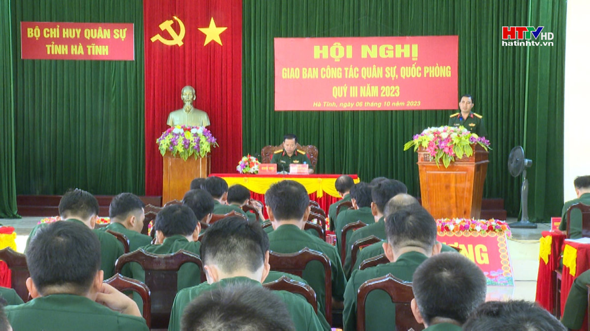 Bộ CHQS tỉnh giao ban triển khai nhiệm vụ QS - QP quý 4
