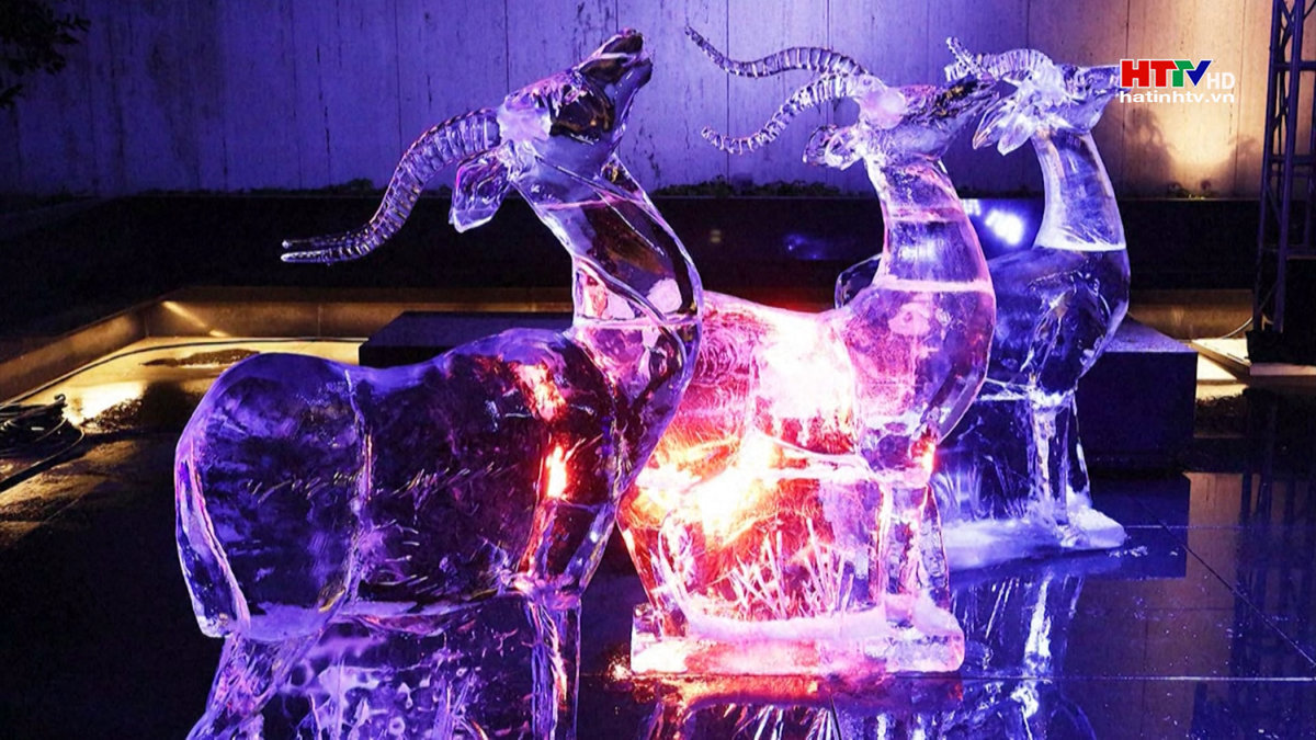 Những tác phẩm điêu khắc băng ấn tượng tại New York, Mỹ