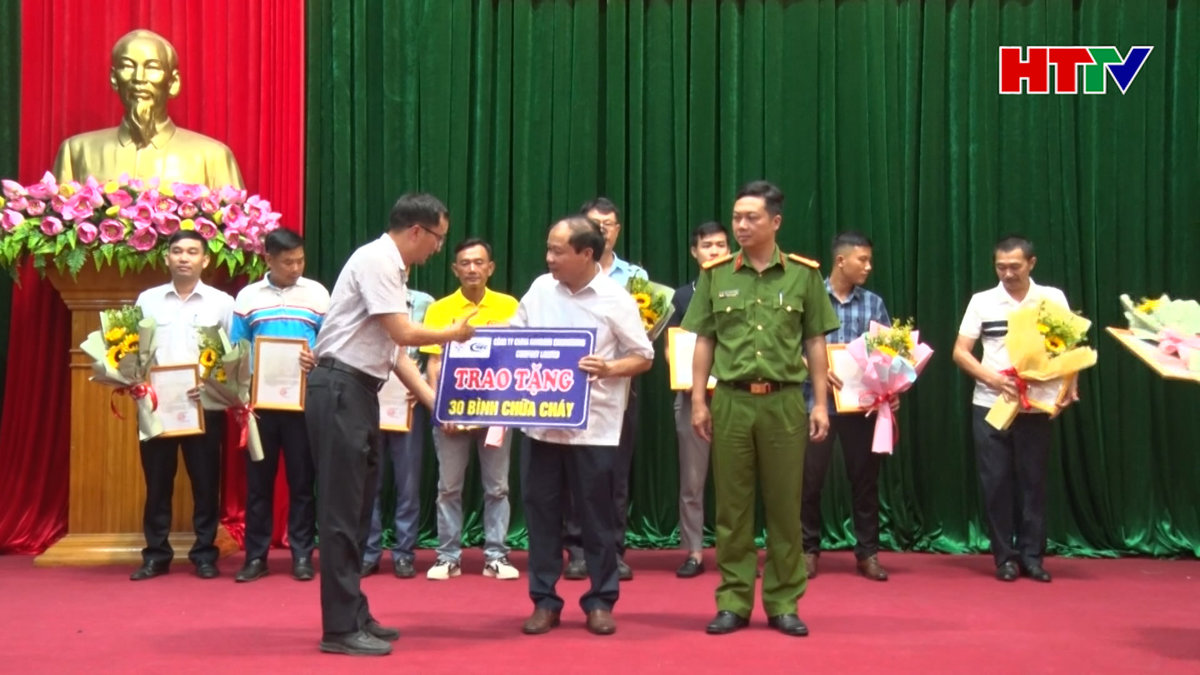 TX Kỳ Anh tiếp nhận trên 2.200 bình chữa cháy