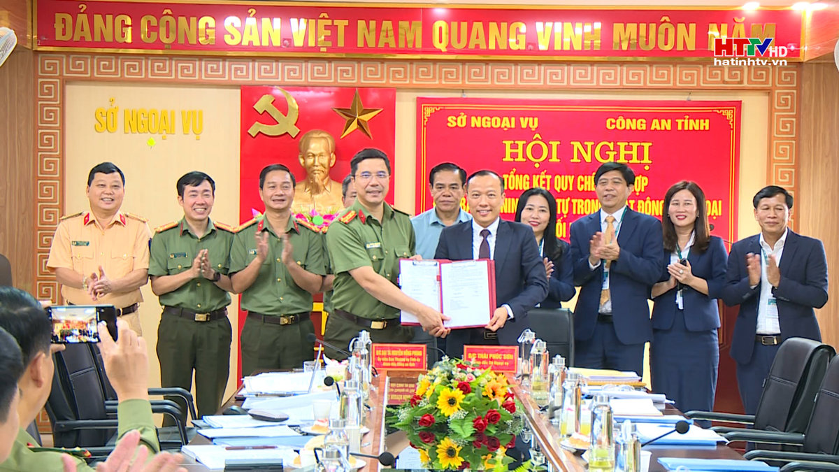 Sở Ngoại vụ và Công an tỉnh: Phối hợp đảm bảo ANTT trong hoạt động đối ngoại