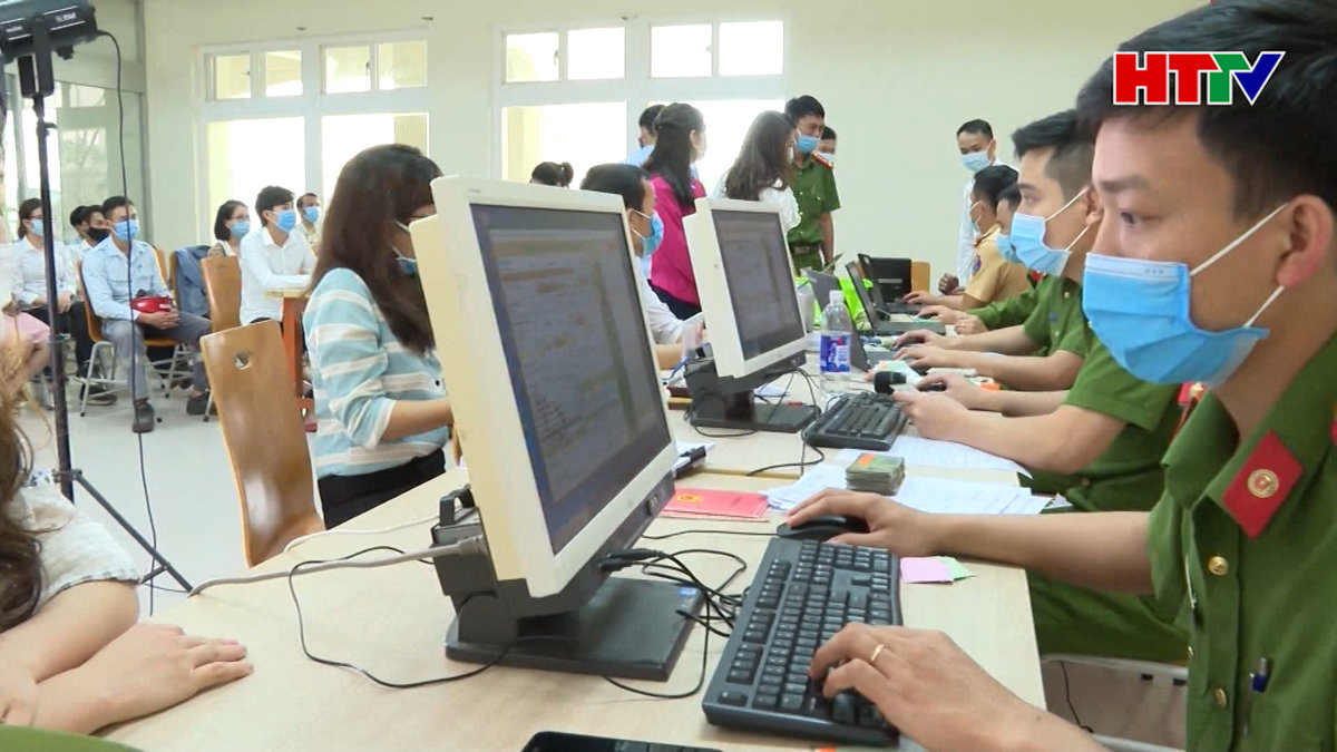 7 xã ở Hà Tĩnh hoàn thành cấp căn cước công dân