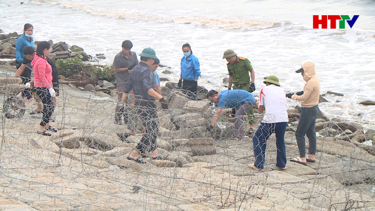 Nhân dân Hà Tĩnh chủ động phòng chống bão số 4