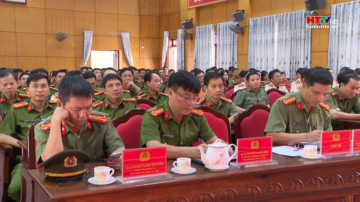 Kiện toàn bộ máy bên trong, Công an tỉnh giảm 2 đơn vị cấp phòng