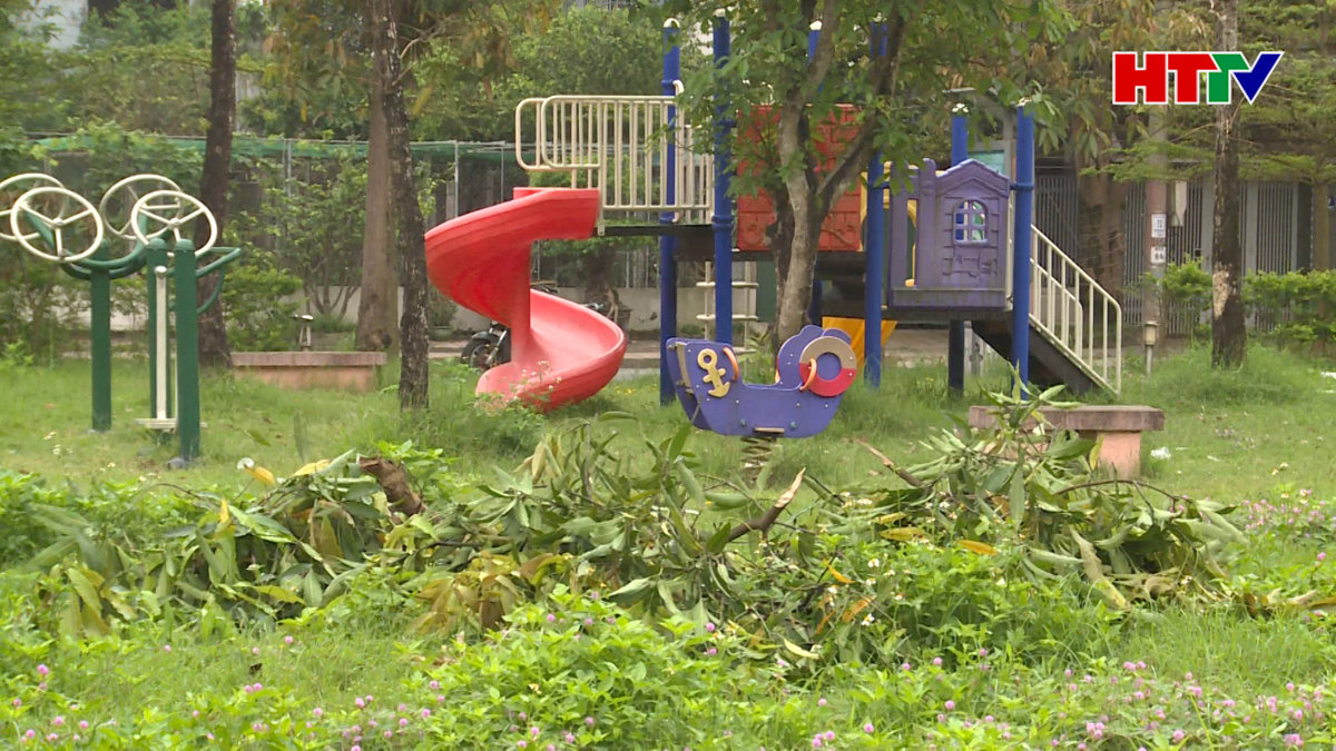 Vì sao tiểu công viên thành phố xuống cấp 