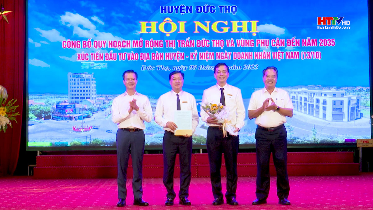 Công bố quy hoạch mở rộng Thị trấn Đức Thọ và vùng phụ cận đến năm 2035