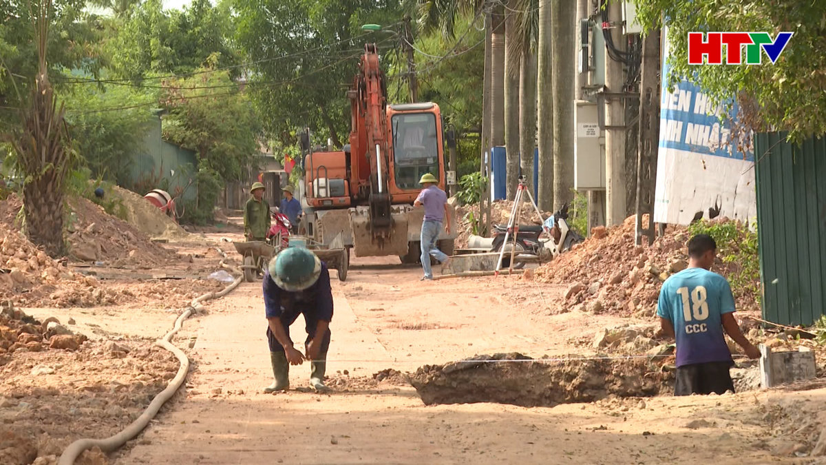 Vướng mặt bằng, dự án đường Phú Hào thi công ì ạch