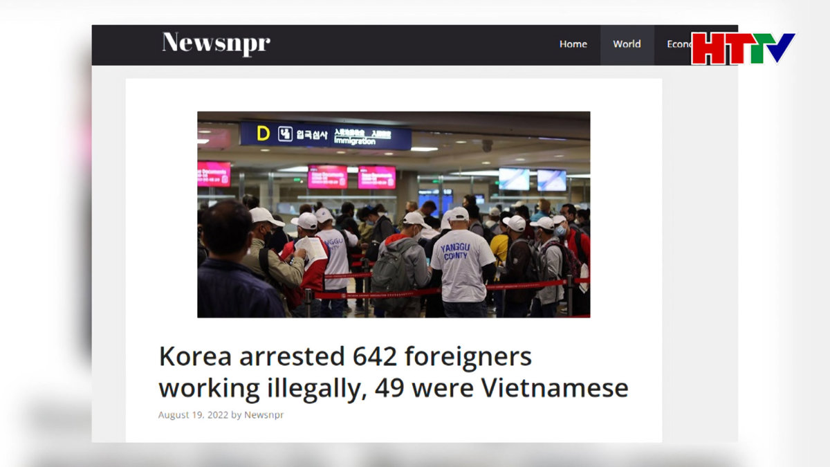 Hàn Quốc bắt giữ 49 người Việt làm việc bất hợp pháp