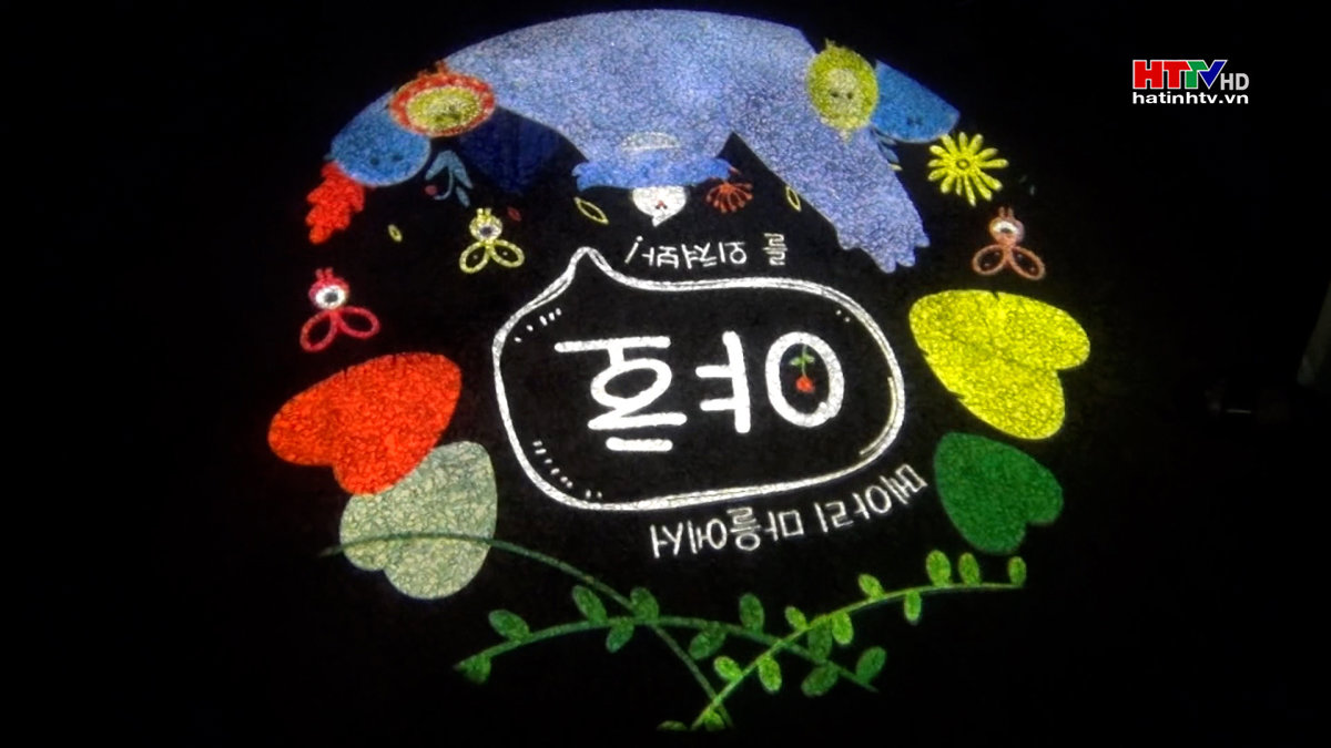 Công viên giải trí kỳ diệu ban đêm ở Hàn Quốc