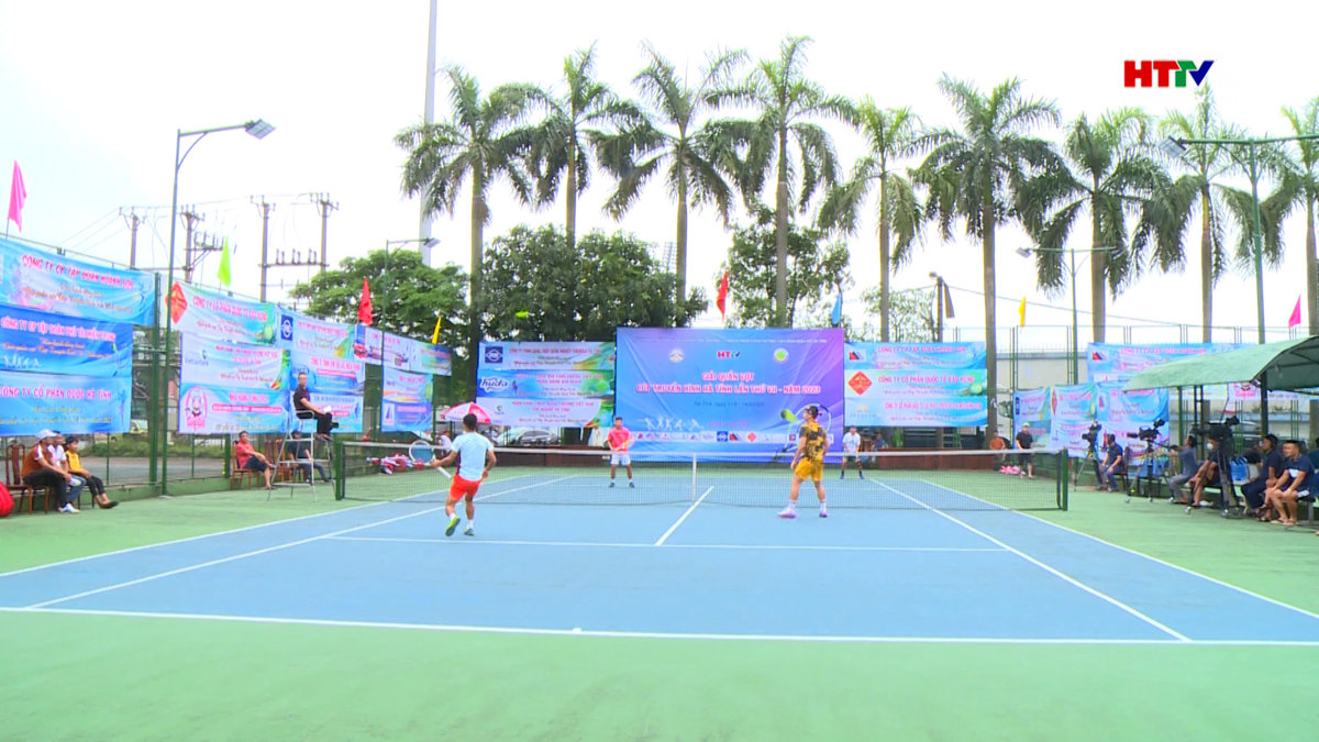 16h ngày 14.5, Bế mạc giải Quần vợt Cúp truyền hình Hà Tĩnh
