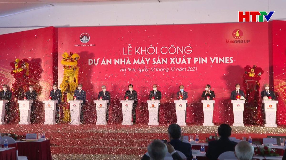 Khởi công Nhà máy sản xuất pin hiện đại nhất Việt Nam tại Hà Tĩnh