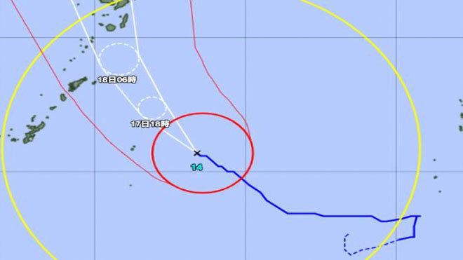 Nhật Bản kêu gọi người dân sơ tán trước siêu bão "nguy hiểm nhất" Nanmadol