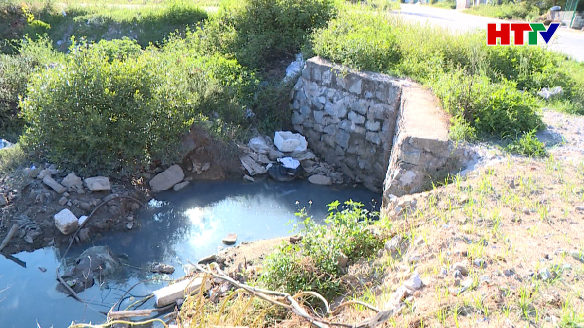 Ô nhiễm môi trường tại xã Cẩm Nhượng