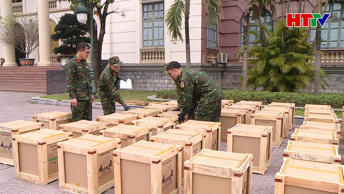 TP. Hà Tĩnh chuẩn bị bắn pháo hoa đêm giao thừa