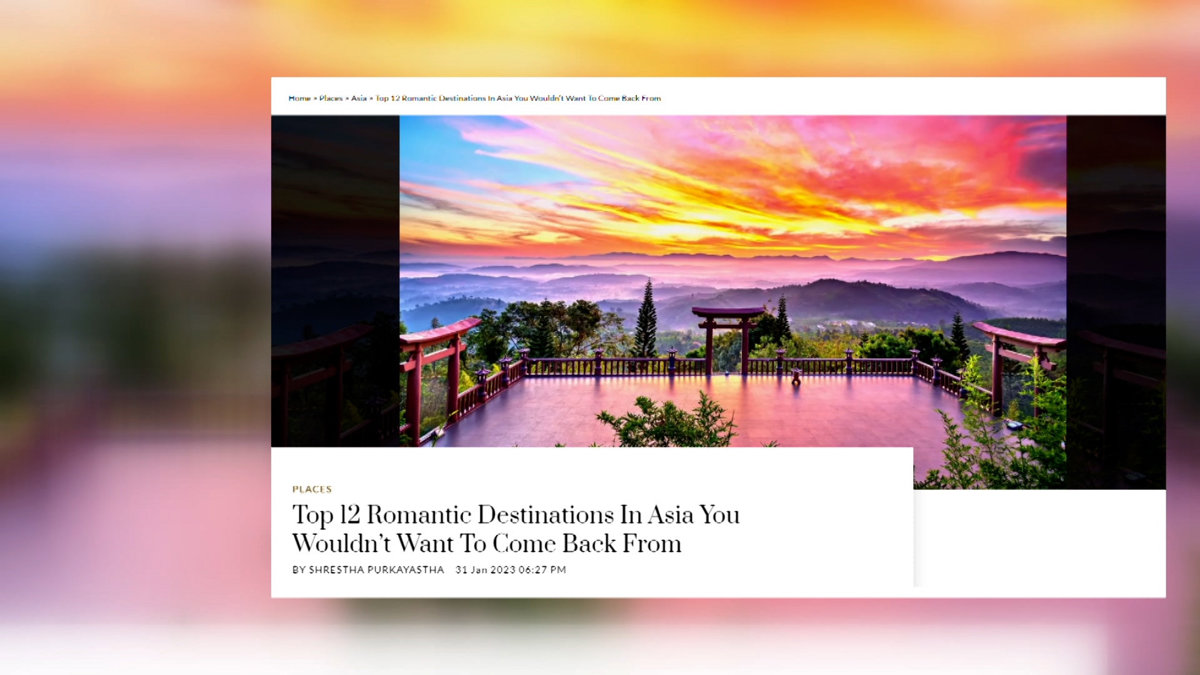 Đà Lạt điểm đến du lịch Châu Á nhân dịp VALENTINE