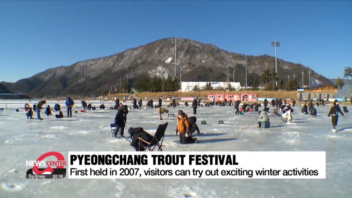 Đặc sắc lễ hội câu cá trên băng nổi tiếng ở Hàn Quốc