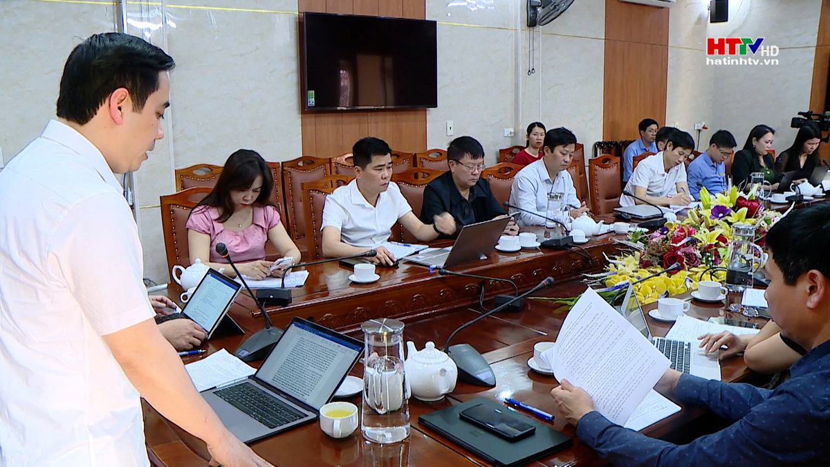 Thị xã Hồng Lĩnh làm việc với các cơ quan báo chí