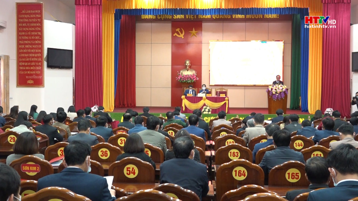 Bí thư Tỉnh ủy dự hội nghị tổng kết năm 2021, triển khai nhiệm vụ năm 2022 tại huyện Hương Sơn