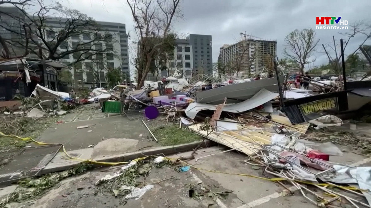 Bão Rai gây thiệt hại nghiêm trọng tại Philippines