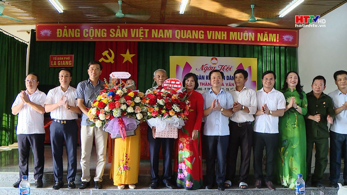 Ngày hội Đại đoàn kết ở tổ dân phố La Giang 