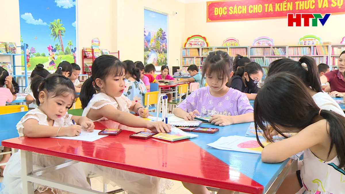 Thư viện trường học - không gian bổ ích cho trẻ trong dịp hè